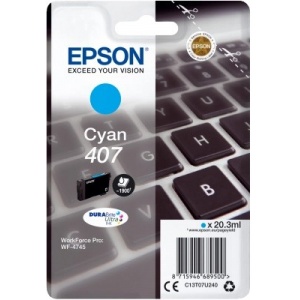 tedipro epson-407-cyan-cartouche-d-encre-31327-C13T07U240